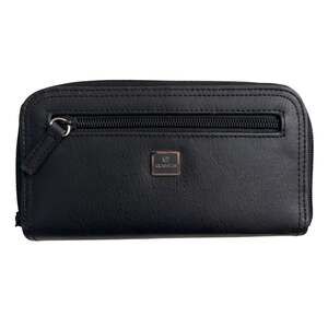 Classics Black Zip-Around Wallet (302_R)
